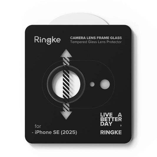 Zaščitna folija Ringke za zadnjo kamero Apple iPhone 16e, Kaljeno steklo, Set 2 kosa, Črna