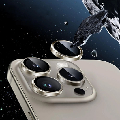 Zaščitna folija za zadnjo kamero Tech-Protect CamRing Fit+ za Apple iPhone 17 Pro Max / 17 Pro / 16 Pro Max, Kaljeno steklo, Oranžna