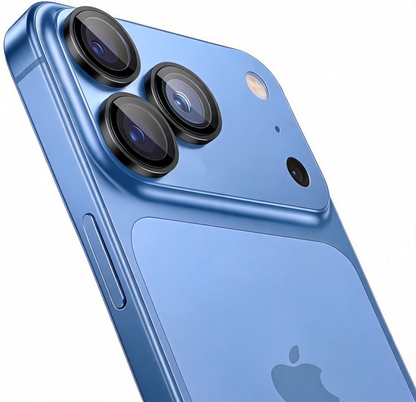 Zaščitna folija za zadnjo kamero Tech-Protect CamRing Fit+ za Apple iPhone 18 Pro / 18 Pro Max, kaljeno steklo, črna