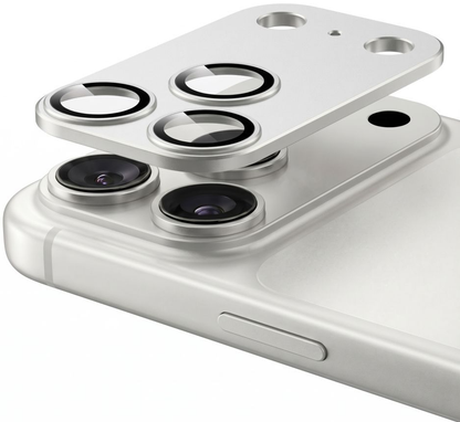 Zaščitna folija za zadnjo kamero Tech-Protect CamFull Fit+ za Apple iPhone 18 Pro, kaljeno steklo, srebrna