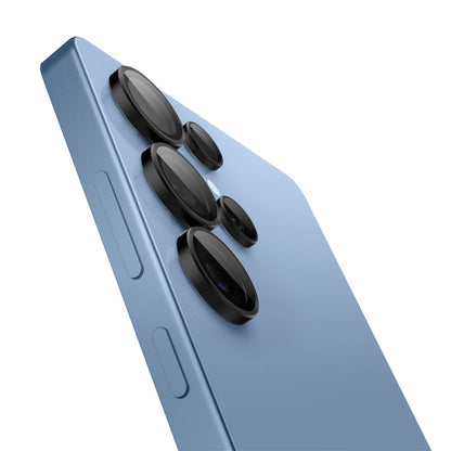 Zaščitna folija za zadnjo kamero Spigen GlastR EZ FIT Optik Pro HD za Samsung Galaxy S25 Ultra S938, Kaljeno steklo, Set 2 kosa, Črna