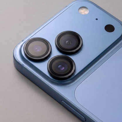 Zaščitna folija za zadnjo kamero Tech-Protect CamRing Fit+ za Apple iPhone 18 Pro / 18 Pro Max, kaljeno steklo, črna