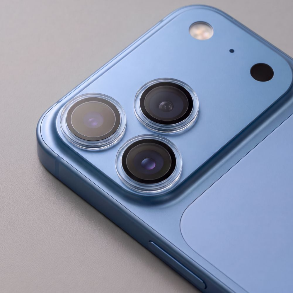 Zaščitna folija za zadnjo kamero Tech-Protect CamRing Fit+ za Apple iPhone 18 Pro / 18 Pro Max, kaljeno steklo, prozorna