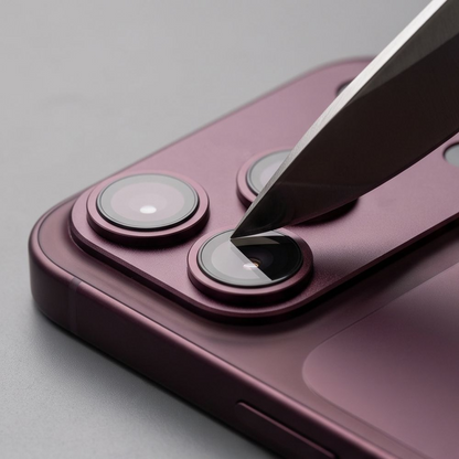 Zaščitna folija za zadnjo kamero Tech-Protect CamFull Fit+ za Apple iPhone 18 Pro, kaljeno steklo, vijolična