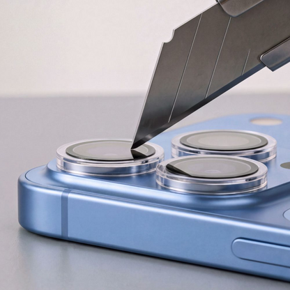 Zaščitna folija za zadnjo kamero Tech-Protect CamRing Fit+ za Apple iPhone 18 Pro / 18 Pro Max, kaljeno steklo, prozorna