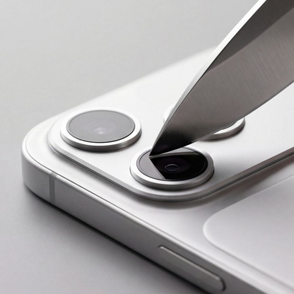 Zaščitna folija za zadnjo kamero Tech-Protect CamFull Fit+ za Apple iPhone 18 Pro, kaljeno steklo, srebrna