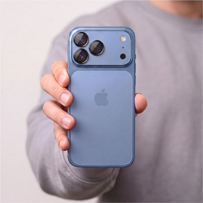 Zaščitna folija za zadnjo kamero Tech-Protect CamRing Fit+ za Apple iPhone 18 Pro / 18 Pro Max, kaljeno steklo, črna