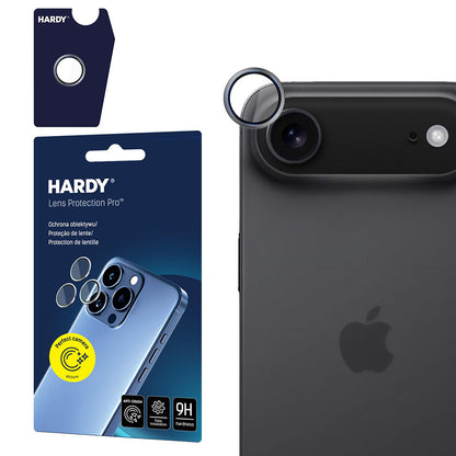 Back Camera Protective Film 3MK Hardy Protection Pro for Apple iPhone 17 Air, Tempered Glass, Grey