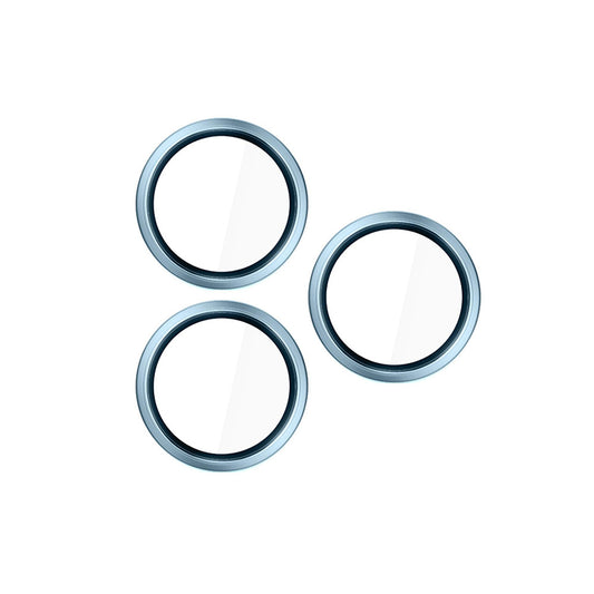 Zaščitna folija za zadnjo kamero 3MK Hardy Protection Pro za Apple iPhone 17 Pro Max / 17 Pro, Kaljeno steklo, Modra