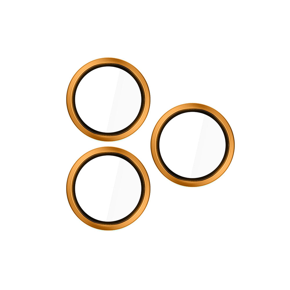 3MK Hardy Protection Pro Rear Camera Protective Film for Apple iPhone 17 Pro Max / 17 Pro, Tempered Glass, Orange