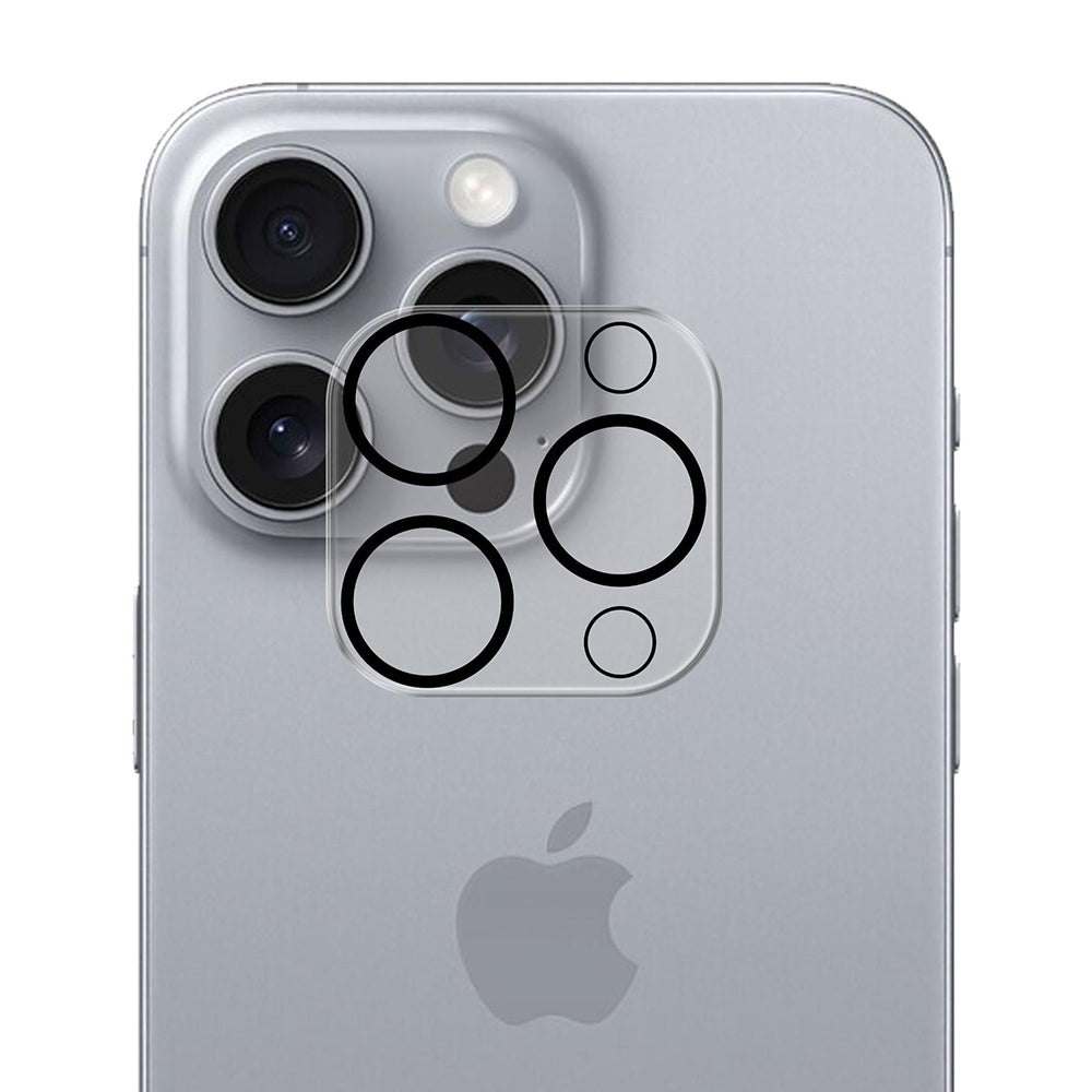 Zaščitna folija za zadnjo kamero 3MK Pro Full Cover za Apple iPhone 17 Pro Max, Kaljeno steklo, Črna