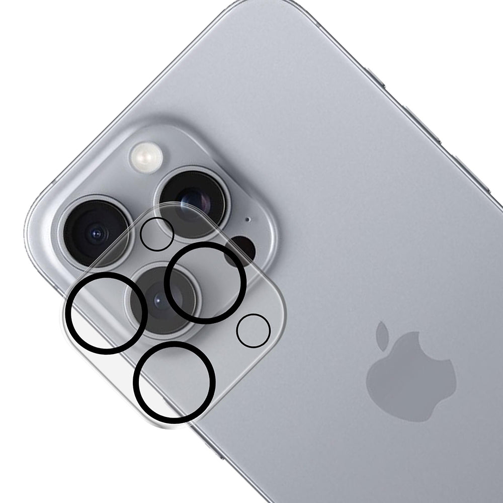 Zaščitna folija za zadnjo kamero 3MK Pro Full Cover za Apple iPhone 17 Pro Max, Kaljeno steklo, Črna