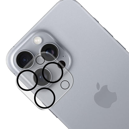 Zaščitna folija za zadnjo kamero 3MK Pro Full Cover za Apple iPhone 17 Pro Max, Kaljeno steklo, Črna