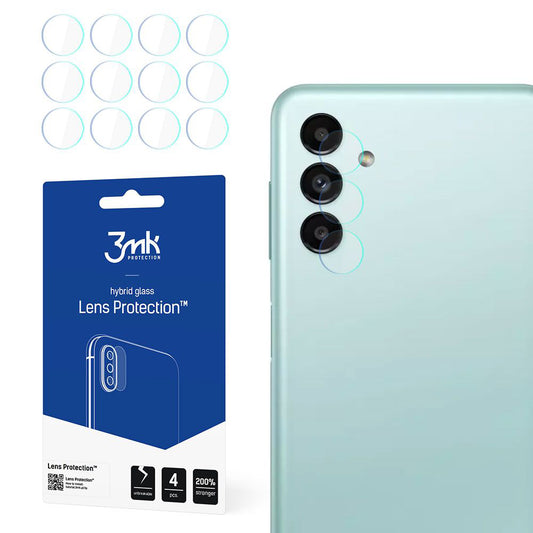 Zaščitna folija za zadnjo kamero 3MK Protection za Samsung Galaxy A13 5G A136, fleksibilno steklo, komplet 4 kosi, prozorna