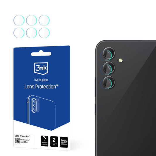 Zaščitna folija za zadnjo kamero 3MK Protection za Samsung Galaxy A54 A546, prožna steklena, komplet 4 kosi, prozorna