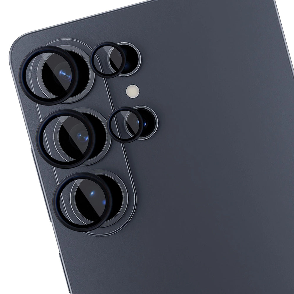 Zaščitna folija za zadnjo kamero 3MK Protection za Samsung Galaxy S26 Ultra S948, Kaljeno steklo, Črna