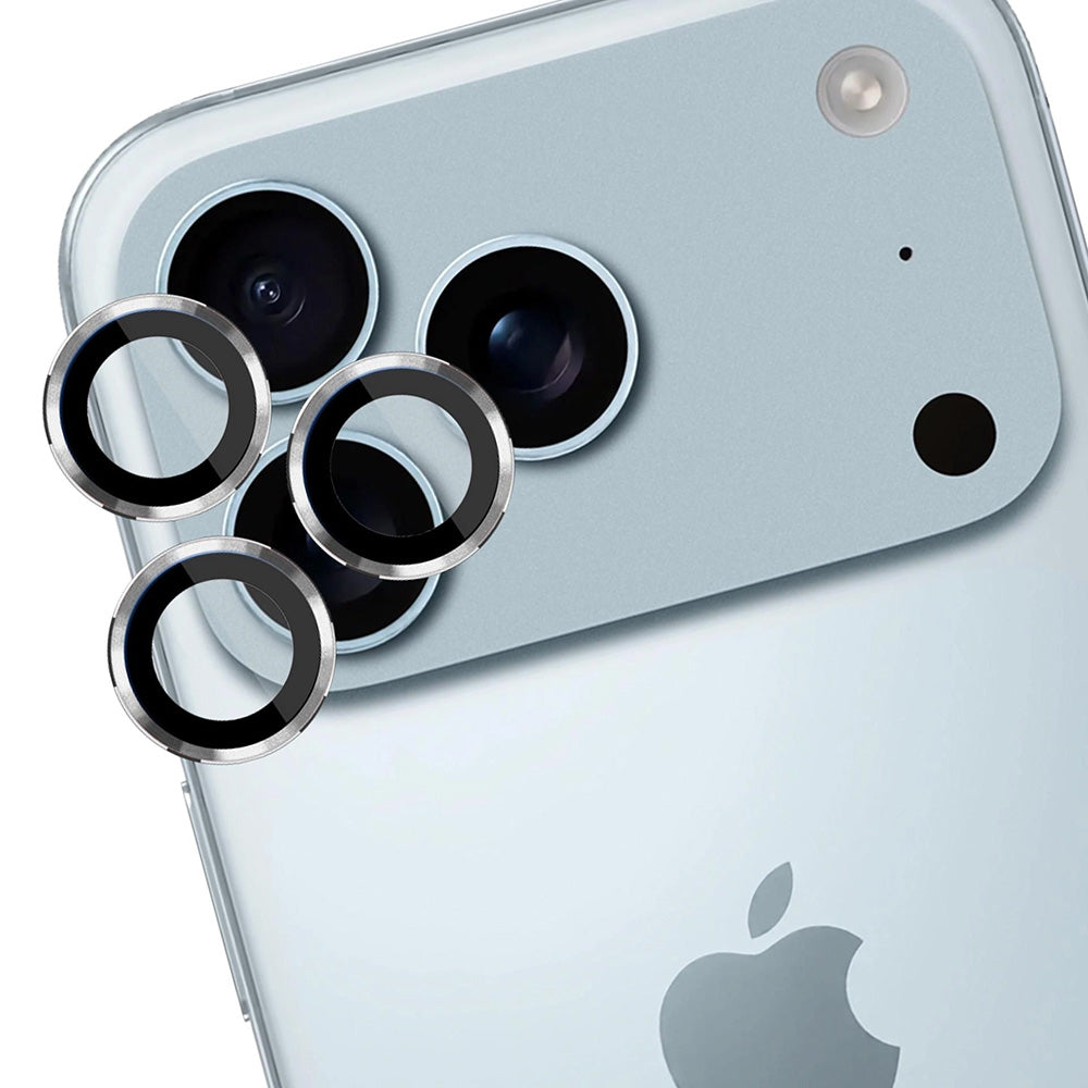 Zaščitna folija za zadnjo kamero 3MK Protection Pro za Apple iPhone 17 Pro Max / 17 Pro, Kaljeno steklo, Srebrna