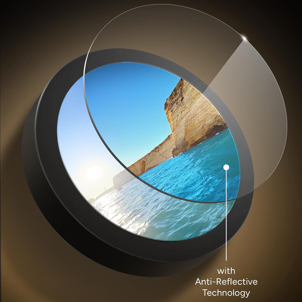 Zaščitna folija za zadnjo kamero 3MK Protection Pro za Apple iPhone 17 Pro Max / 17 Pro, Kaljeno steklo, Črna