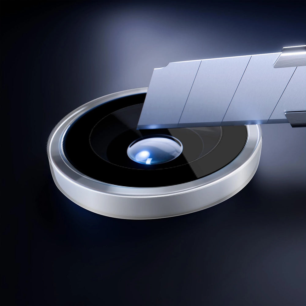 Zaščitna folija za zadnjo kamero 3MK Protection Pro za Apple iPhone 17, Kaljeno steklo, Srebrna