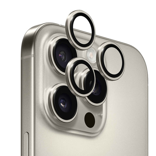 Zaščitna folija za zadnjo kamero Anank AR za Apple iPhone 16 Pro Max / 16 Pro, kaljeno steklo, kovinsko siva