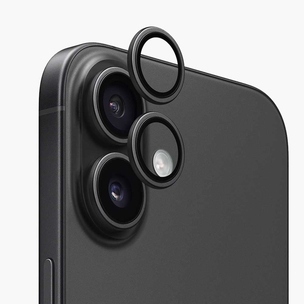 Zaščitna folija za zadnjo kamero Anank AR za Apple iPhone 17, Kaljeno steklo, Črna