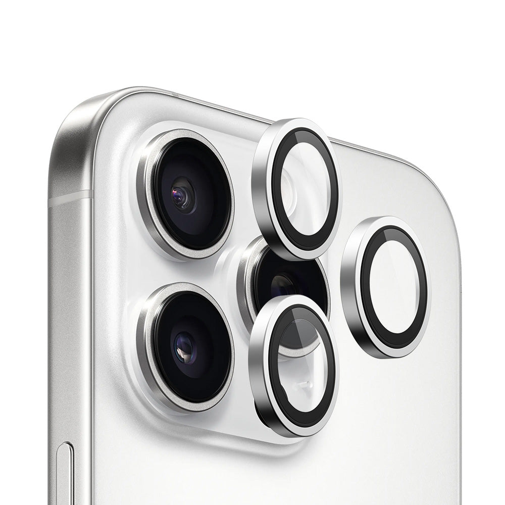 Zaščitna folija za zadnjo kamero Blueo 99 Anti-Reflektivna HD za Apple iPhone 16 Pro Max / 16 Pro, kaljeno steklo, srebrna