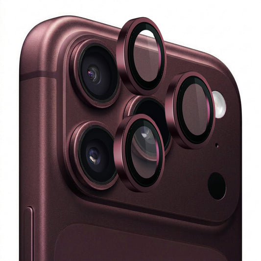 Zaščitna folija za zadnjo kamero Blueo 99 Anti-Reflective HD za Apple iPhone 18 Pro / 18 Pro Max, kaljeno steklo, bordo rdeča