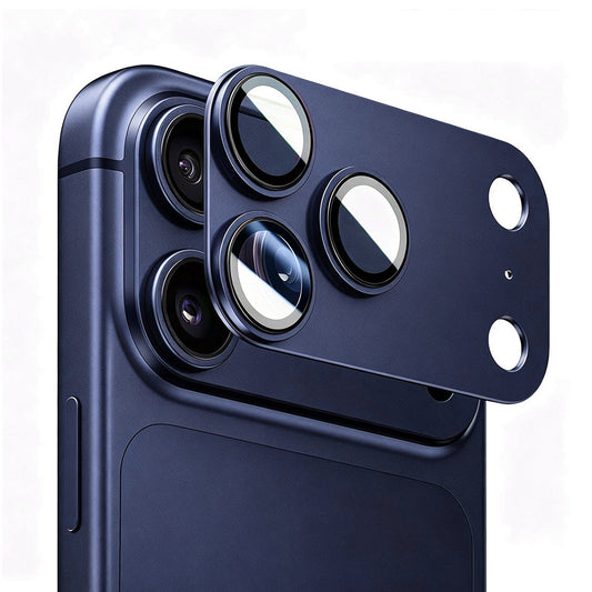 Zaščitna folija za zadnjo kamero Blueo Integrated Metal za Apple iPhone 17 Pro, kaljeno steklo, temno modra