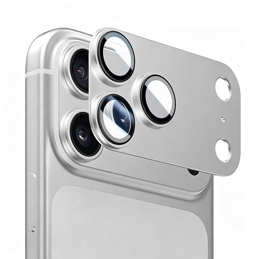 Zaščitno steklo za zadnjo kamero Blueo Integrated Metal za Apple iPhone 17 Pro, kaljeno steklo, srebrno