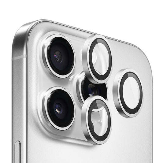 Zaščitna folija za zadnjo kamero Blueo Metal Frame za Apple iPhone 14 Pro Max / 14 Pro, kaljeno steklo, srebrna