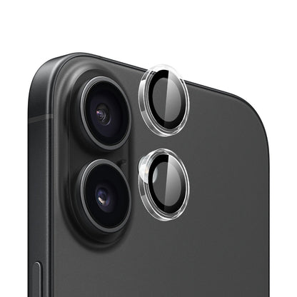 Zaščitna folija za zadnjo kamero Blueo Metal Frame za Apple iPhone 16 Plus / 16, kaljeno steklo, prozorna