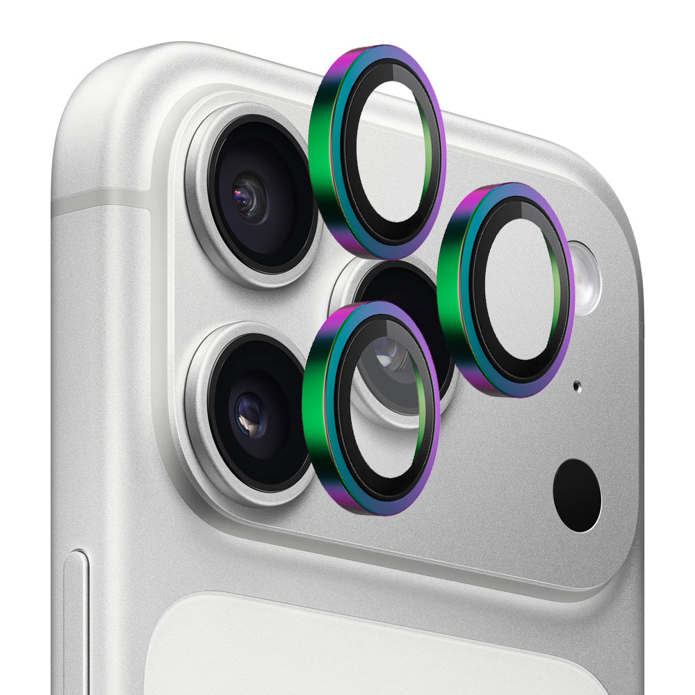 Zaščitna folija za zadnjo kamero Blueo Metal Frame za Apple iPhone 17 Pro Max / 17 Pro, Kaljeno steklo, Večbarvno