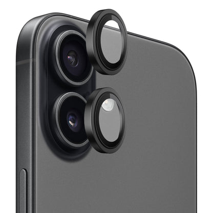 Zaščitna folija za zadnjo kamero Blueo Metal Frame za Apple iPhone 17, Kaljeno steklo, Črna