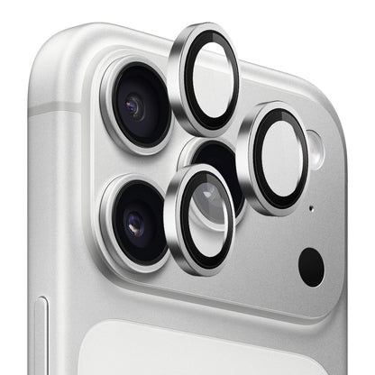 Zaščitna folija za zadnjo kamero Blueo Metal Frame za Apple iPhone 18 Pro / 18 Pro Max, kaljeno steklo, srebrna