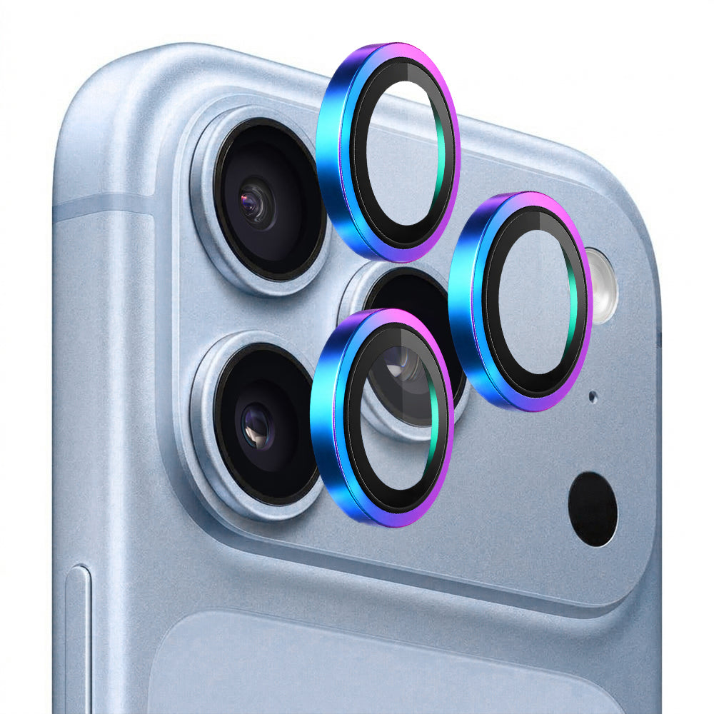 Zaščitna folija za zadnjo kamero Blueo Metal Frame za Apple iPhone 18 Pro / 18 Pro Max, kaljeno steklo, večbarvna