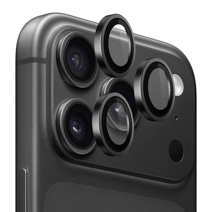 Zaščitna folija za zadnjo kamero Blueo Metal Frame za Apple iPhone 18 Pro / 18 Pro Max, kaljeno steklo, črna