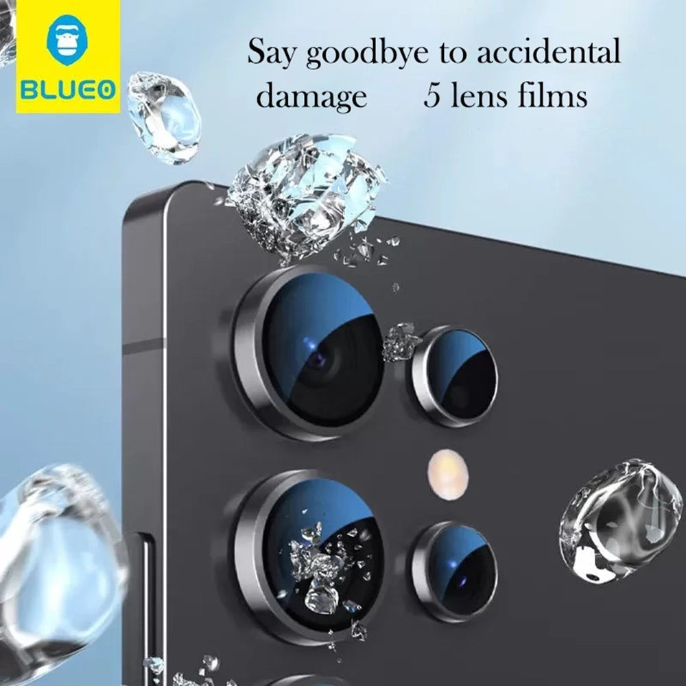 Zaščitna folija za zadnjo kamero Blueo za Samsung Galaxy S26 Ultra S948, Kaljeno steklo, Srebrna