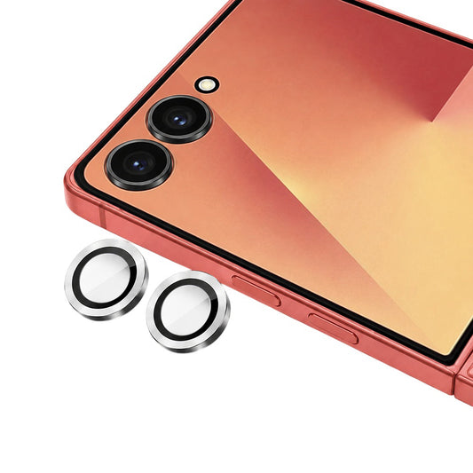 Zaščitna folija za zadnjo kamero Blueo za Samsung Galaxy Z Flip8 F776, kaljeno steklo, srebrna