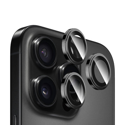 Zaščitna folija za zadnjo kamero Blueo Sapphire Crystal za Apple iPhone 14 Pro Max / 14 Pro, kaljeno steklo, črna