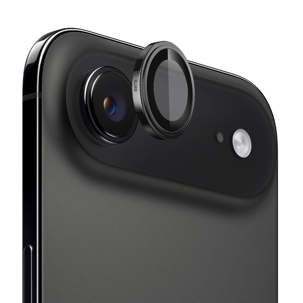 Zaščitna folija za zadnjo kamero Blueo Sapphire Crystal za Apple iPhone 17 Air, Kaljeno steklo, Črna