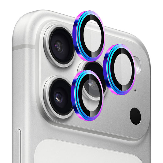 Zaščitna folija za zadnjo kamero Blueo Sapphire Crystal za Apple iPhone 17 Pro Max / 17 Pro, Kaljeno steklo, Večbarvno