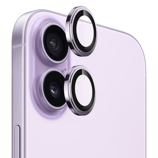 Zaščitna folija za zadnjo kamero Blueo Sapphire Crystal za Apple iPhone 17, Kaljeno steklo, Vijolična