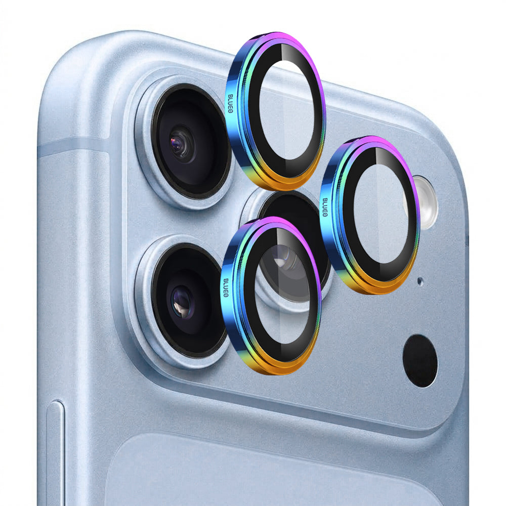 Zaščitna folija za zadnjo kamero Blueo Sapphire Crystal za Apple iPhone 18 Pro / 18 Pro Max, kaljeno steklo, večbarvna