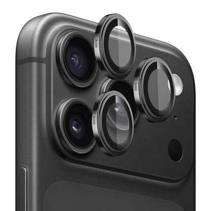 Zaščitna folija za zadnjo kamero Blueo Sapphire Crystal za Apple iPhone 18 Pro / 18 Pro Max, kaljeno steklo, črna