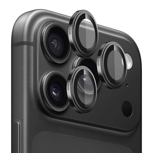 Zaščitna folija za zadnjo kamero Blueo Sapphire Crystal za Apple iPhone 18 Pro / 18 Pro Max, kaljeno steklo, črna
