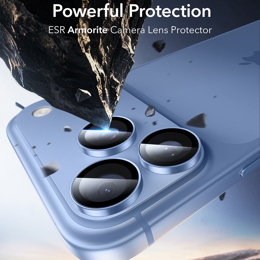 Zaščitna folija za zadnjo kamero ESR Armorite za Apple iPhone 18 Pro / 18 Pro max, kaljeno steklo, modra