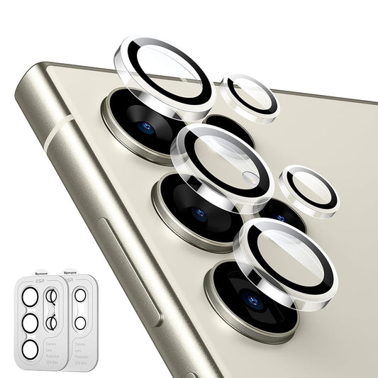 Zaščitna folija za zadnjo kamero ESR za Samsung Galaxy S24 Ultra S928, kaljeno steklo, komplet 2 kosa, prozorna