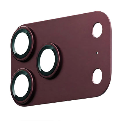 Lito Crown Halo AR + AF Rear Camera Protective Film for Apple iPhone 18 Pro, Tempered Glass, Burgundy