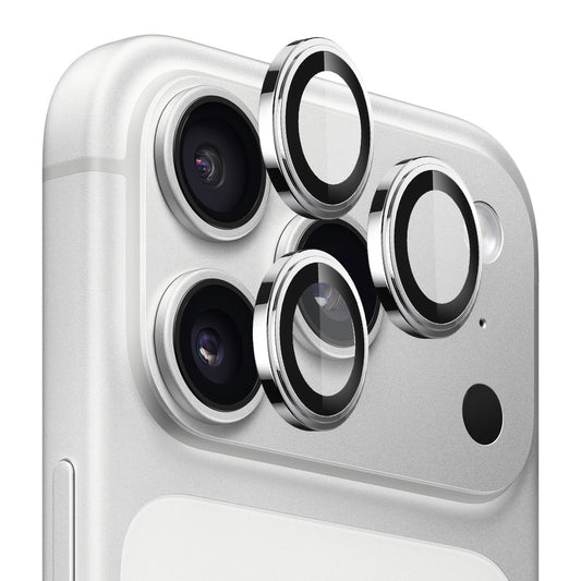 Zaščitna folija za zadnjo kamero Lito S+ za Apple iPhone 18 Pro / 18 Pro Max, kaljeno steklo, srebrna
