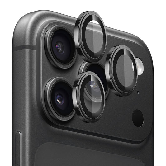 Zaščitna folija za zadnjo kamero Lito S+ za Apple iPhone 18 Pro / 18 Pro Max, kaljeno steklo, črna